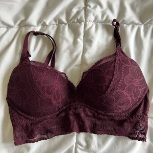VS PINK Maroon Bralette
